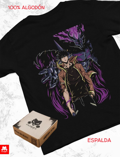 Playera Solomon's SOLO LEVELING 01 | 100%
Algodón | Tacto Suave | Anime Streetwear