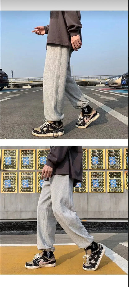 INTERNACIONAL Pantalones Casuales Atados Al Tobillo De Estilo Coreano Para