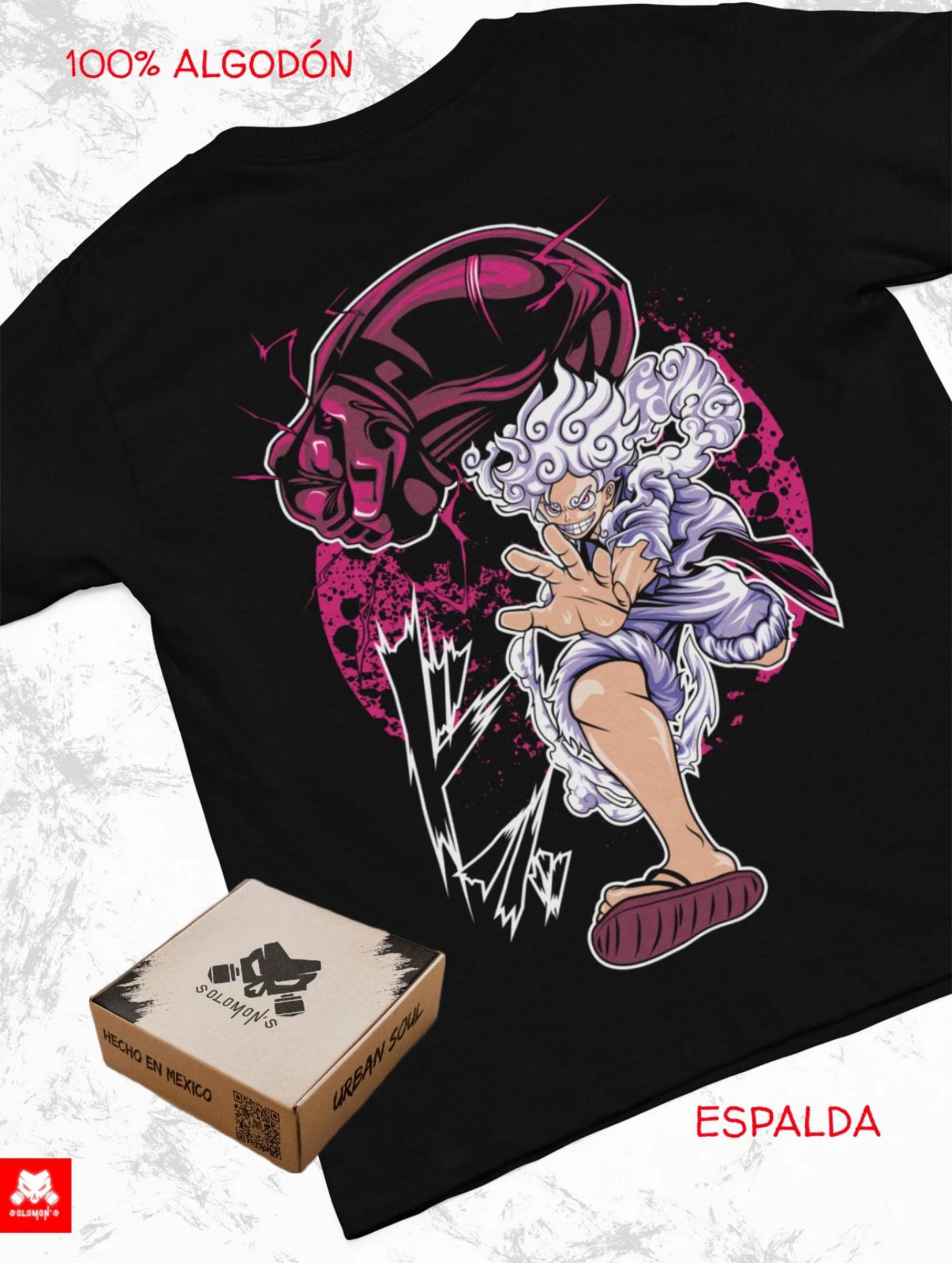 Playera Solomon's ONE PIECE 02 | 100% Algodón |
Tacto Suave | Anime Streetwear