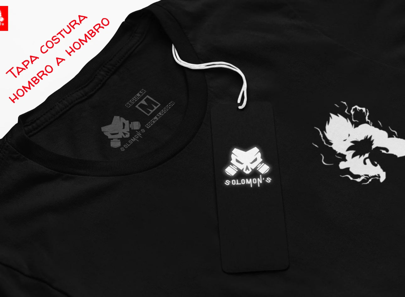 Playera Solomon's DBZ GOKU | 100% Algodón |
Tacto Suave | Anime Streetwear