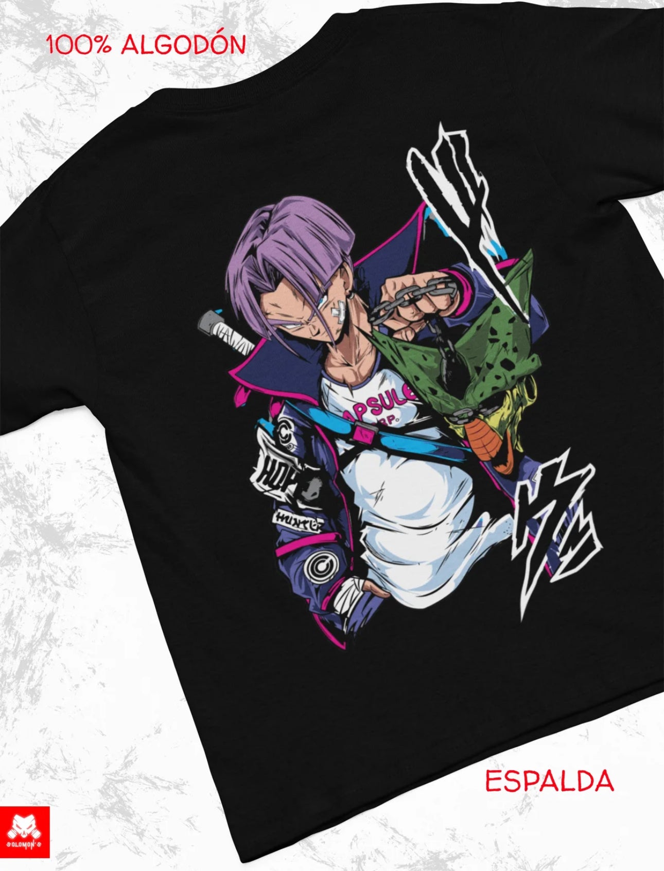 Playera Solomon's TRUNKSS DRAGON BALL | 100%
Algodón | Tacto Suave | Anime Streetwear