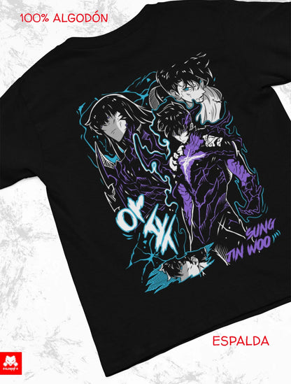 Playera Solomon's SOLO LEVELING | 100% Algodón
I Tacto Suave | Anime Streetwear