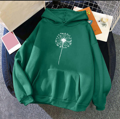 (🌎 PRODUCTO INTERNACIONAL) Sudadera Con Capucha Casual Cómoda Para Mujer Con Estampado