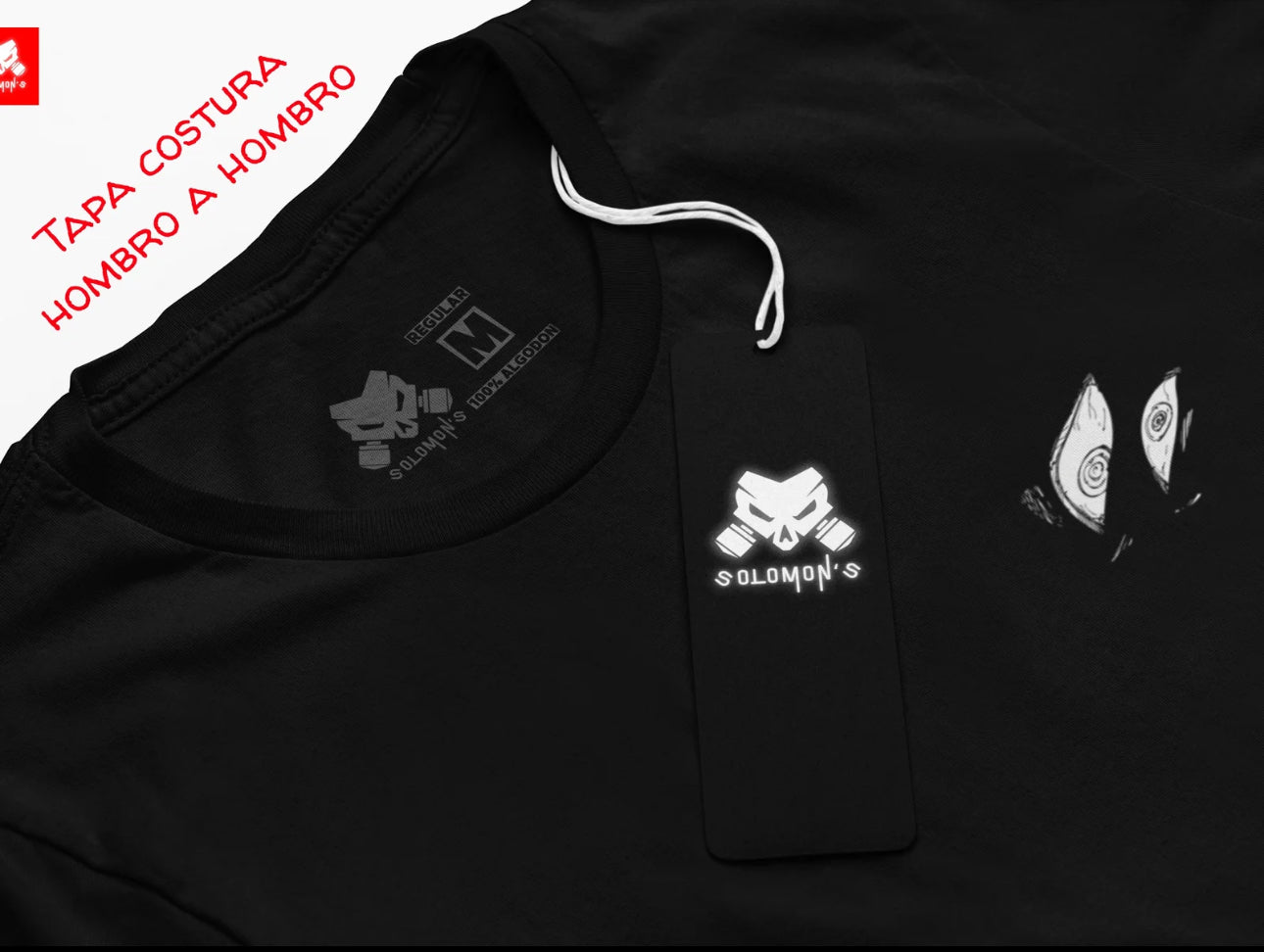 Playera Solomon's GOJO SATORU JJK | 100%
Algodón | Tacto Suave | Anime Streetwear