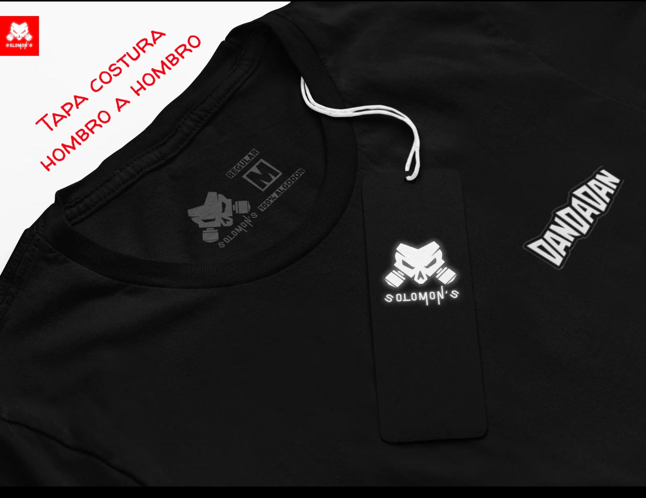 Playera Solomon's DanDaDan | 100% Algodón |
Tacto Suave | Anime Streetwear |