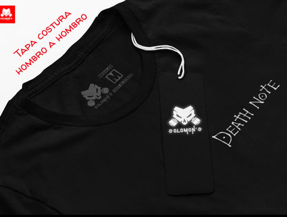 Playera Solomon's DEATH NOTE | 100% Algodón |
Tacto Suave | Anime Streetwear