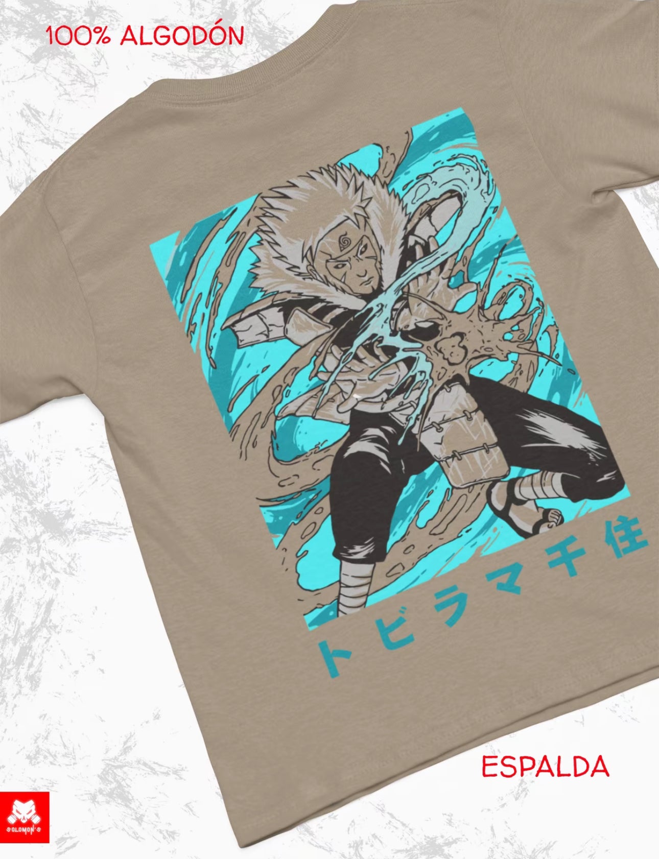 Playera Solomon's 1er. HOKAGE NARUTO | 100% Algodón | Tacto Suave | Anime Streetwear