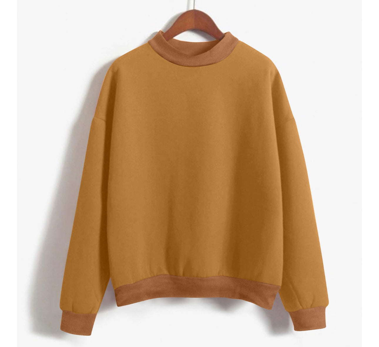 (🌎 PRODUCTO INTERNACIONAL) Camisa Larga Con Cuello Redondo Para Mujer, Mangas Tipo Túni