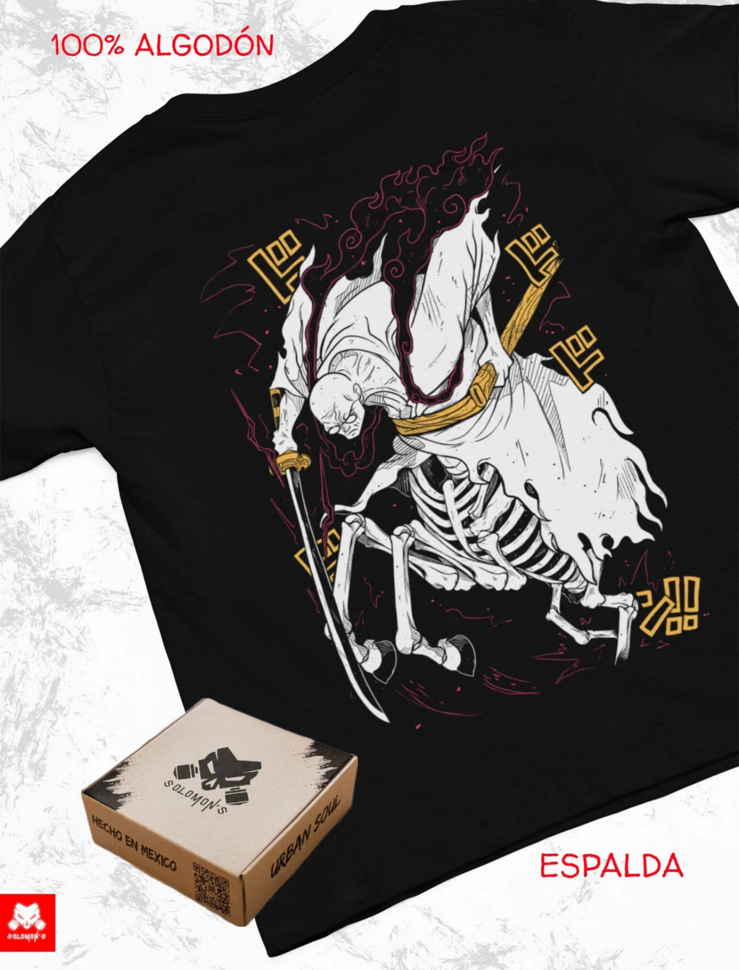 Playera Solomon's ONE PIECE GOROSEI MART I 100% Algodón | Tacto Suave | Anime Streetwear
