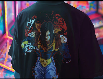 Playera Solomon's SUPER NO. 17 DRAGON BALL I 100% Algodón | Tacto Suave | Anime Streetwear