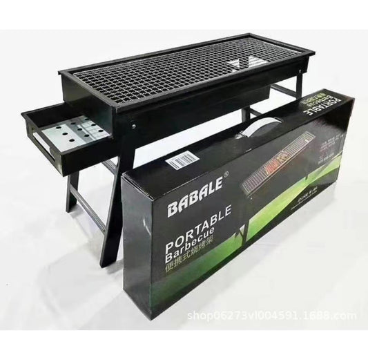 Parrilla De Carbón Portátil Plegable Barbacoa Al
Aire Libre Grande