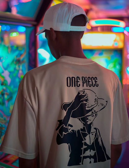 Playera Solomon's LUFFY ONE PIECE | 100% Algodón | Tacto Suave | Anime Streetwear