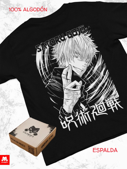 Playera Solomon's GOJO SATORU JUJUTSU KAISEN | 100% Algodón | Tacto Suave | Anime Streetwear
