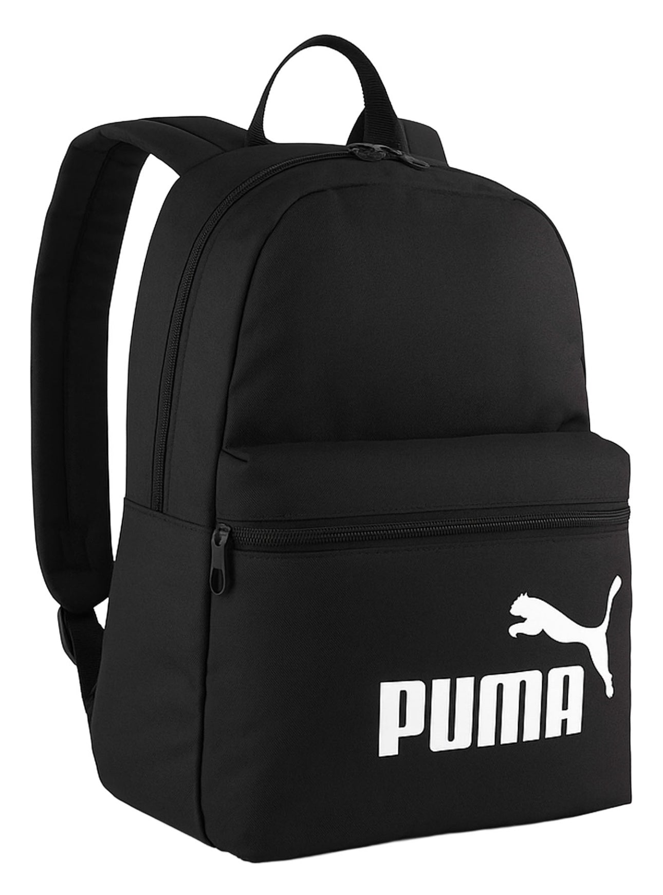 Mochila Puma Phase Negra Escolar Universidad Deportiva Casual Oficina Trabajo Asas Ajustables Cómodas Bolsillo Frontal Cierre Hombre Mujer 22lt