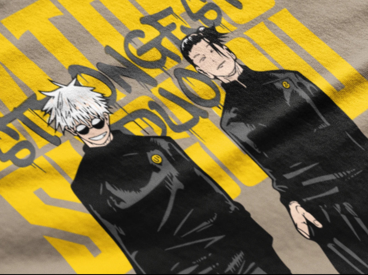Playera Solomon's GOJO SATORU JJK | 100%
Algodón | Tacto Suave | Anime Streetwear