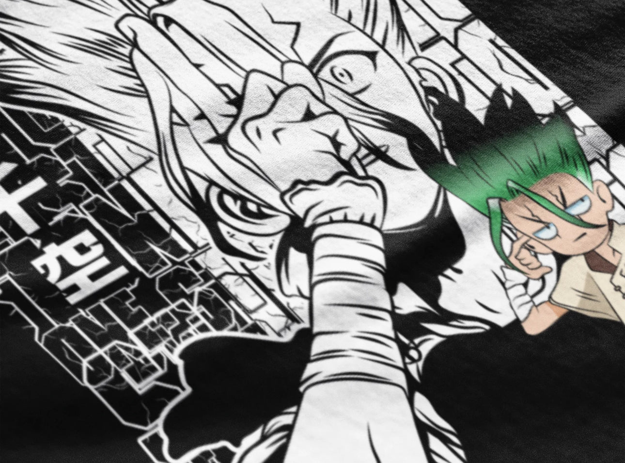 Playera Solomon's SENKU DR STONE | 100%
Algodón | Tacto Suave | Anime Streetwear
