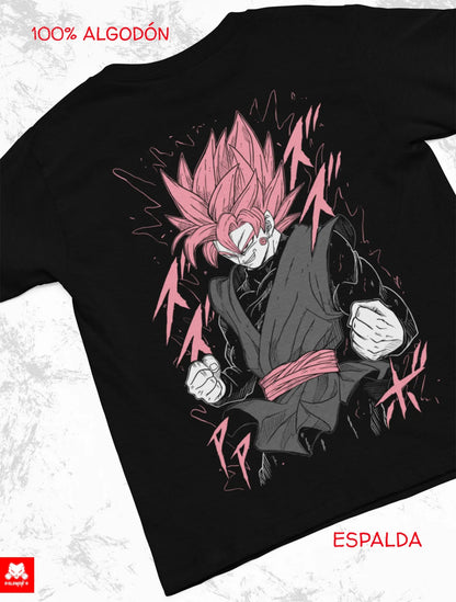 Playera Solomon's DBZ BLACK GOKU | 100%
Algodón | Tacto Suave | Anime Streetwear