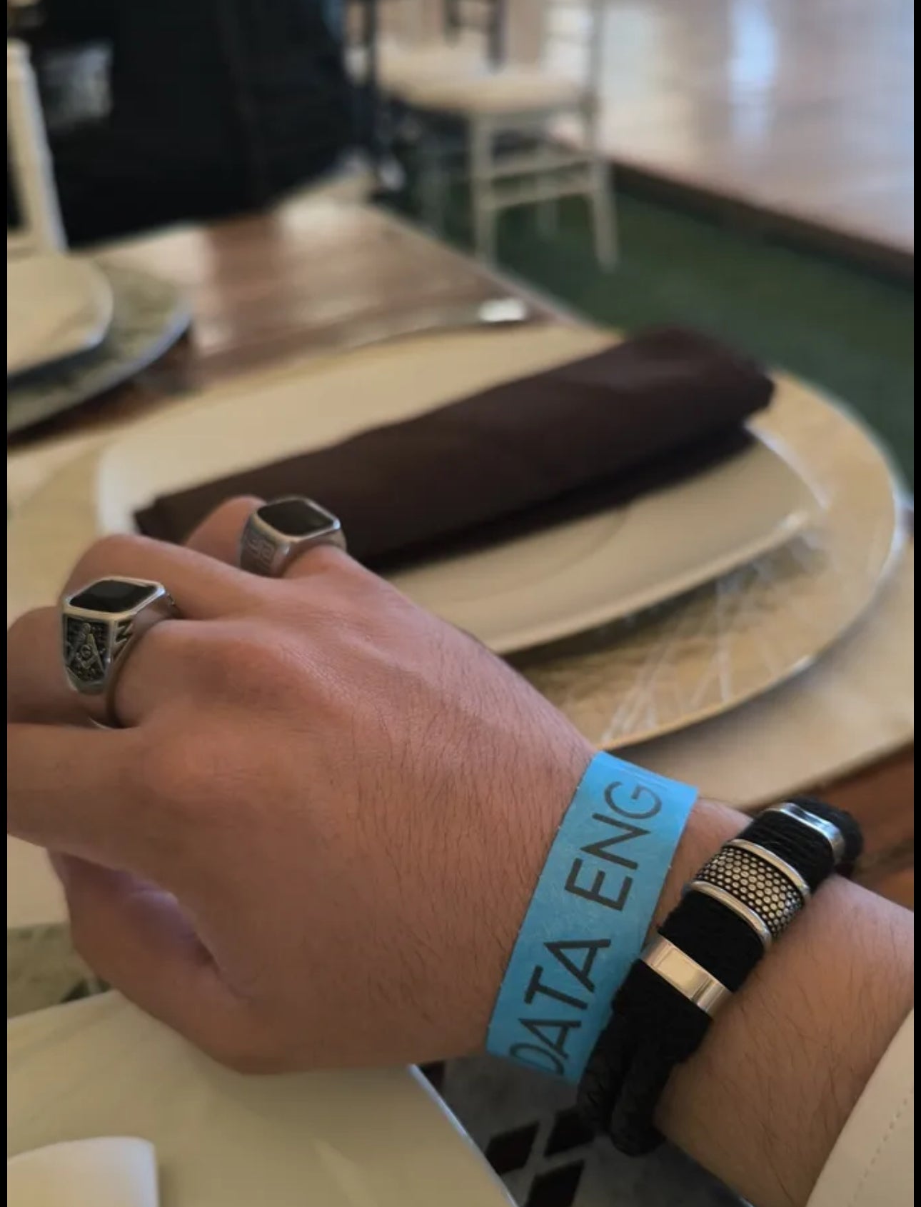 Pulsera Cuero Soga Trenzado Acero Inox Con Hebilla Magnética