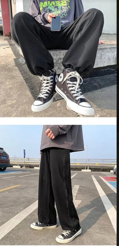 INTERNACIONAL Pantalones Casuales Atados Al Tobillo De Estilo Coreano Para