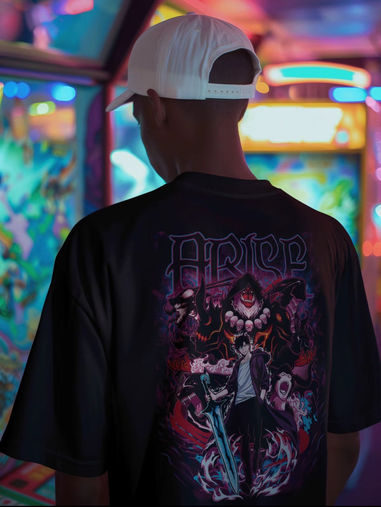 Playera Solomon's SOLO LEVELING ARISE | 100%
Algodón | Tacto Suave | Anime Streetwear