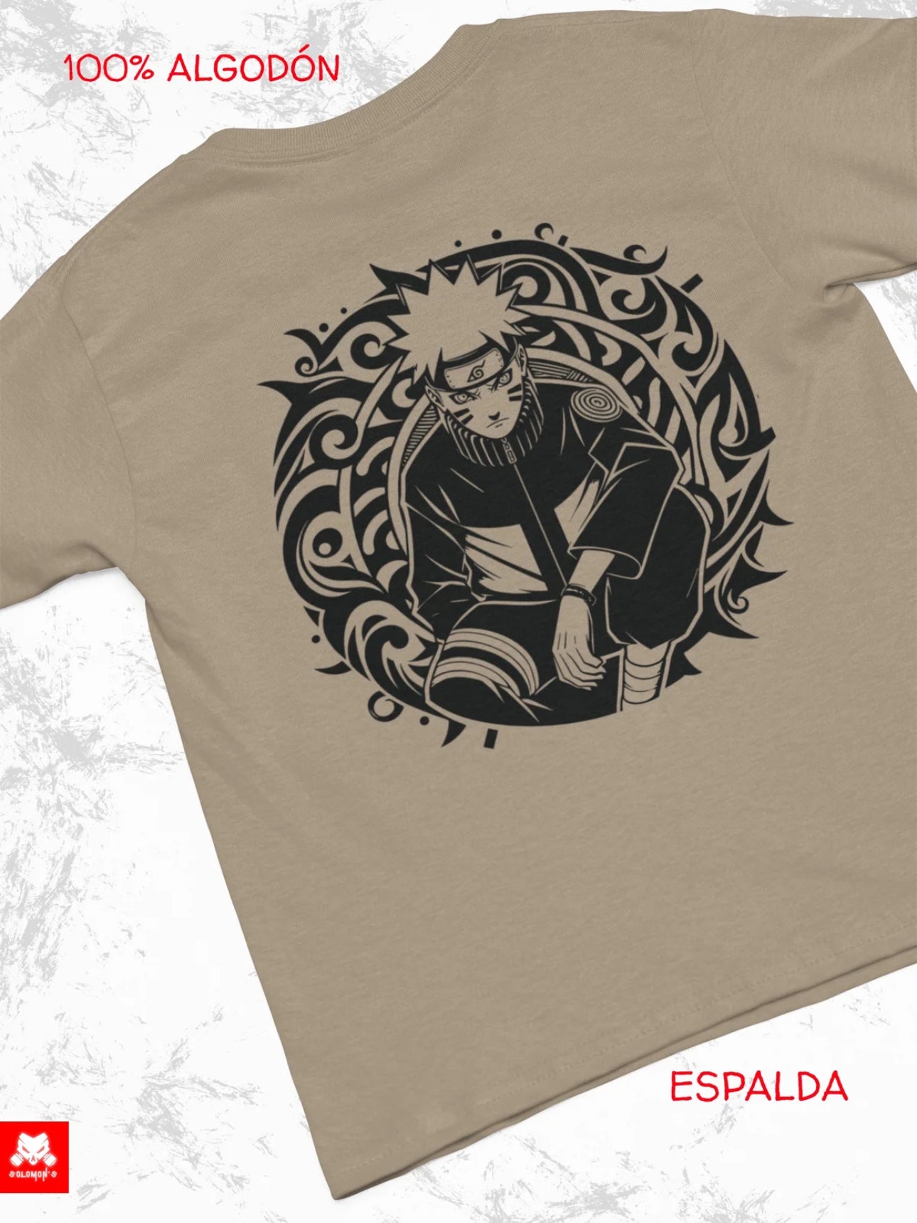 Playera Solomon's NARUTO MODO SABIO | 100%
Algodón | Tacto Suave | Anime Streetwear