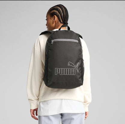 Mochila Para Hombre En Poliéster 091166 01 Color Negro Puma Diseño de la tela Lisa