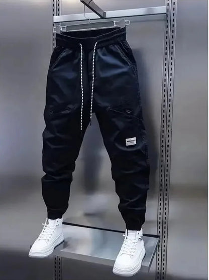 (🌍 PRODUCTO INTERNACIONAL) Pantalones Tipo Cargo Harem Para Hombre, Pantalones Casuales