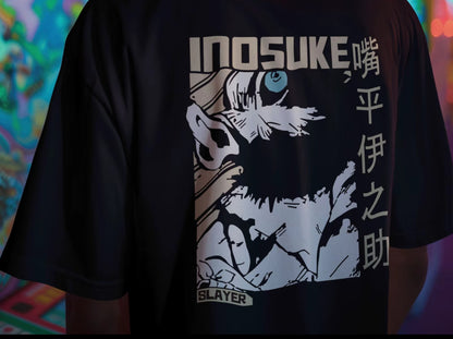 Playera Solomon's DEMON SLAYER INOSUKE I
100% Algodón | Tacto Suave | Anime Streetwear