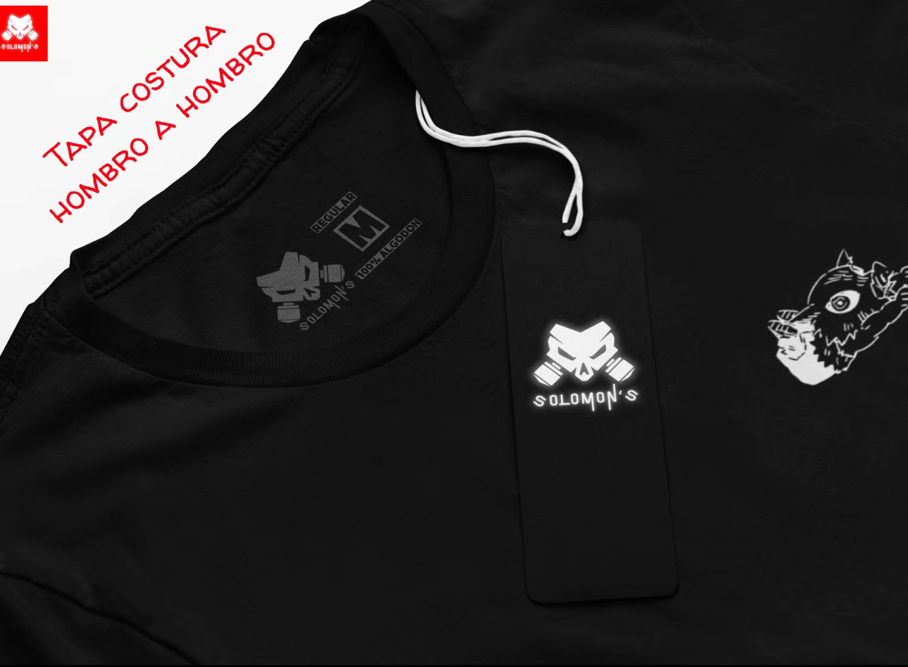 Playera Solomon's Demon Slayer INOSUKE | 100%
Algodón | Tacto Suave | Anime Streetwear