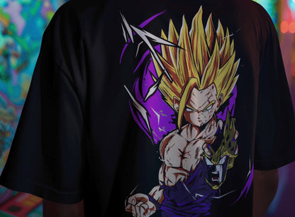 Playera Solomon's SUPER GOHAN DRAGON BALL I 100% Algodón | Tacto Suave | Anime Streetwear