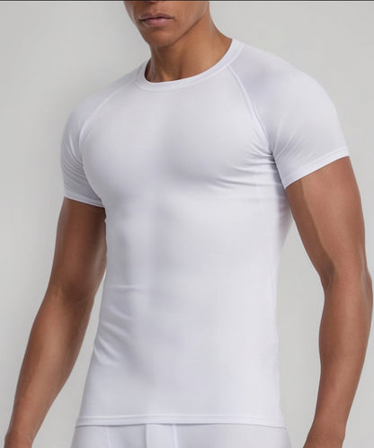 Playera Licra Deportiva Compresión Correr Manga Corta Gym