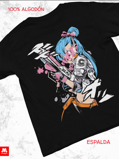 Playera Solomon's BULMA DRAGON BALL | 100%
Algodón | Tacto Suave | Anime Streetwear