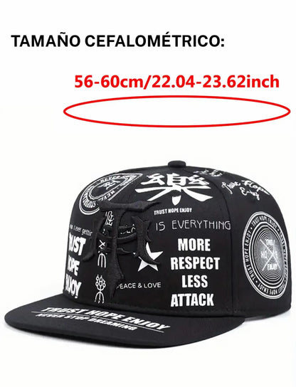 2025 Gorra de ala plana personalizada con bordado de Daga, Graffiti y Música, para hombres y mujeres, Hip Hop, Sombrero para patineta, Gorra parasol para deportes al aire libre, Uso diario y
Vestimenta de béisbol.