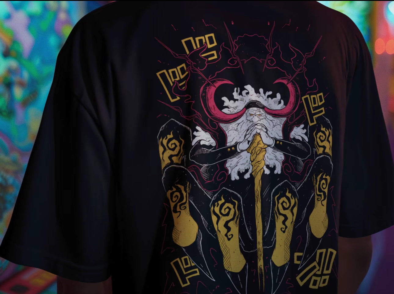 Playera Solomon's ONE PIECE GOROSEI SATURN | 100% Algodón | Tacto Suave | Anime Streetwear