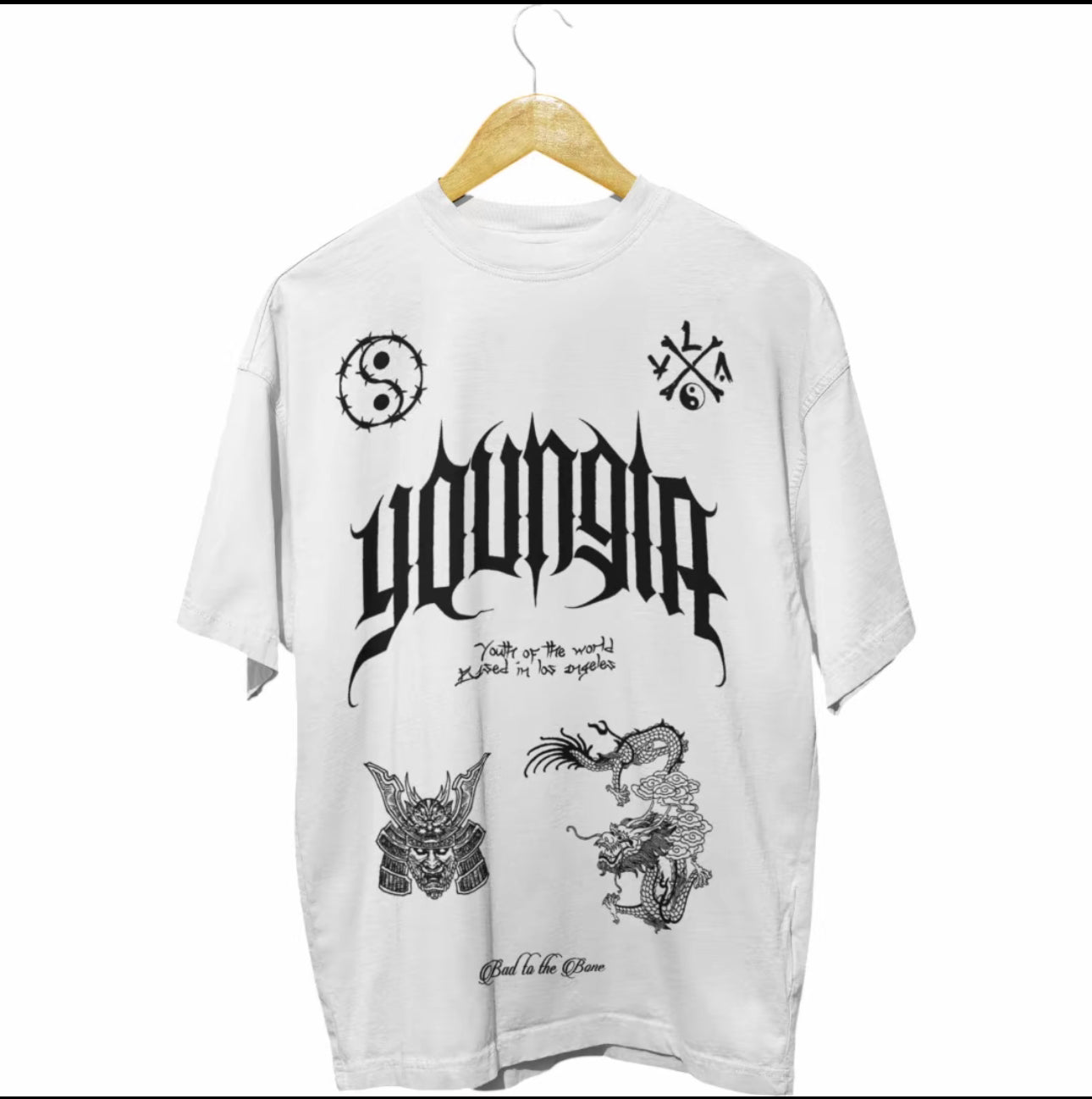 Playera Unisex Oversize Gym Youngla
Dragon By LL