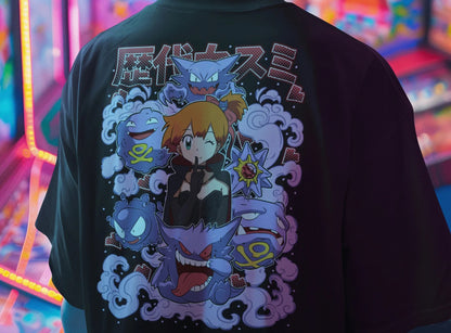 Playera Solomon's POKEMON MISTY | 100%
Algodón | Tacto Suave | Anime Streetwear