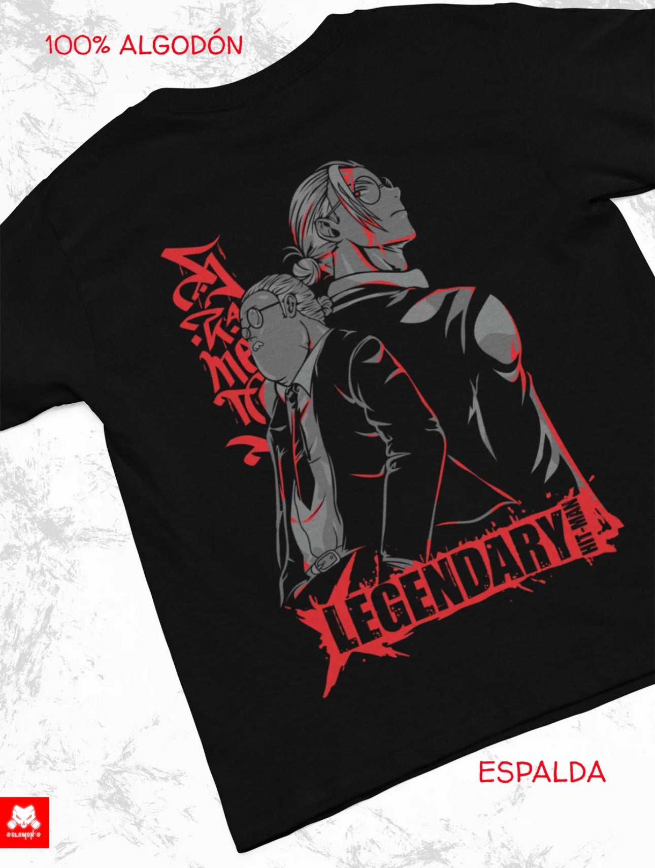 Playera Solomon's SAKAMOTO DAYS 02 | 100%
Algodón | Tacto Suave | Anime Streetwear