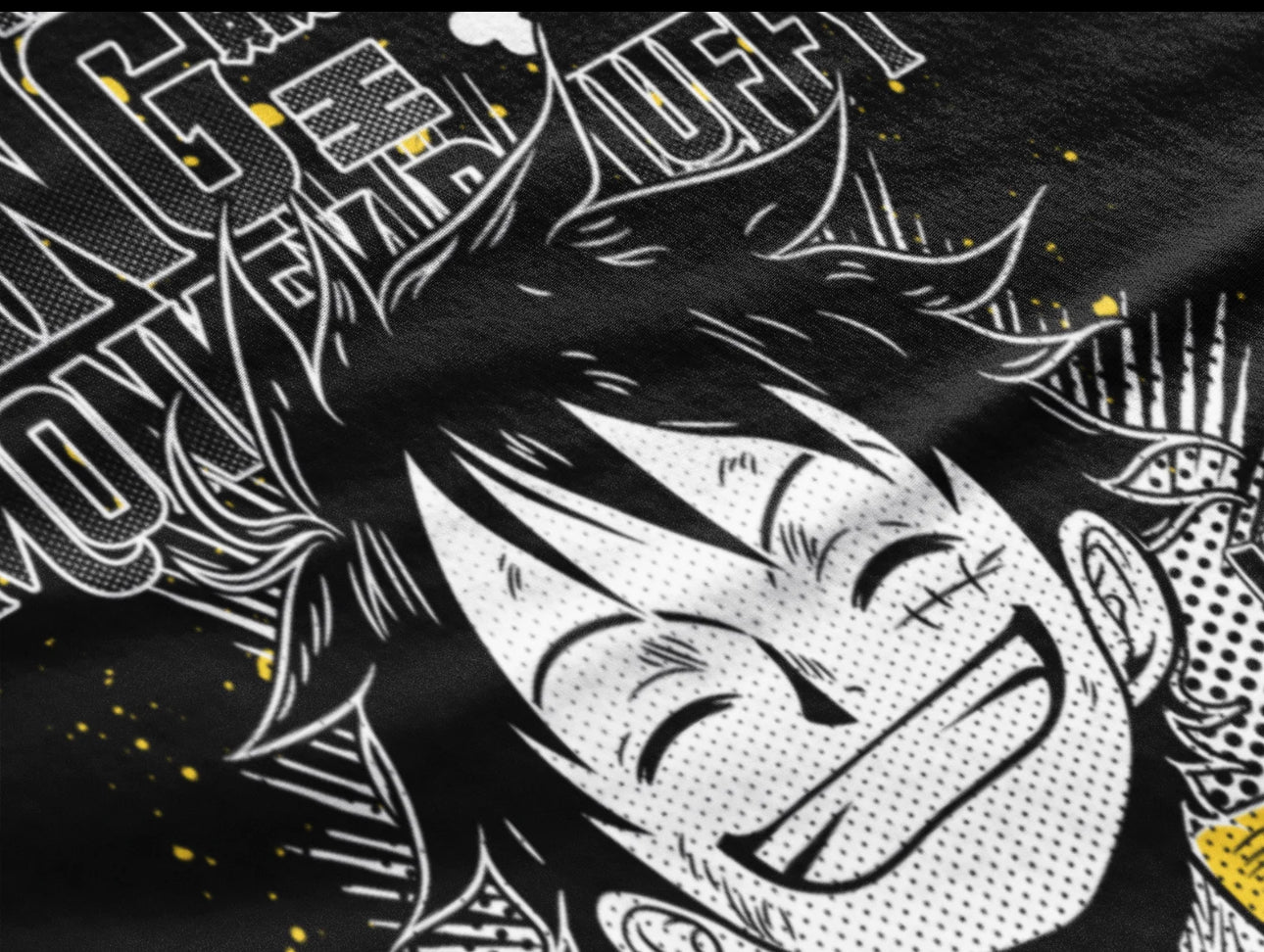 Player Solomon's ONE PIECE THE PIRATE KING | 100& Algodón | Tacto Suave | Anime Streetwear