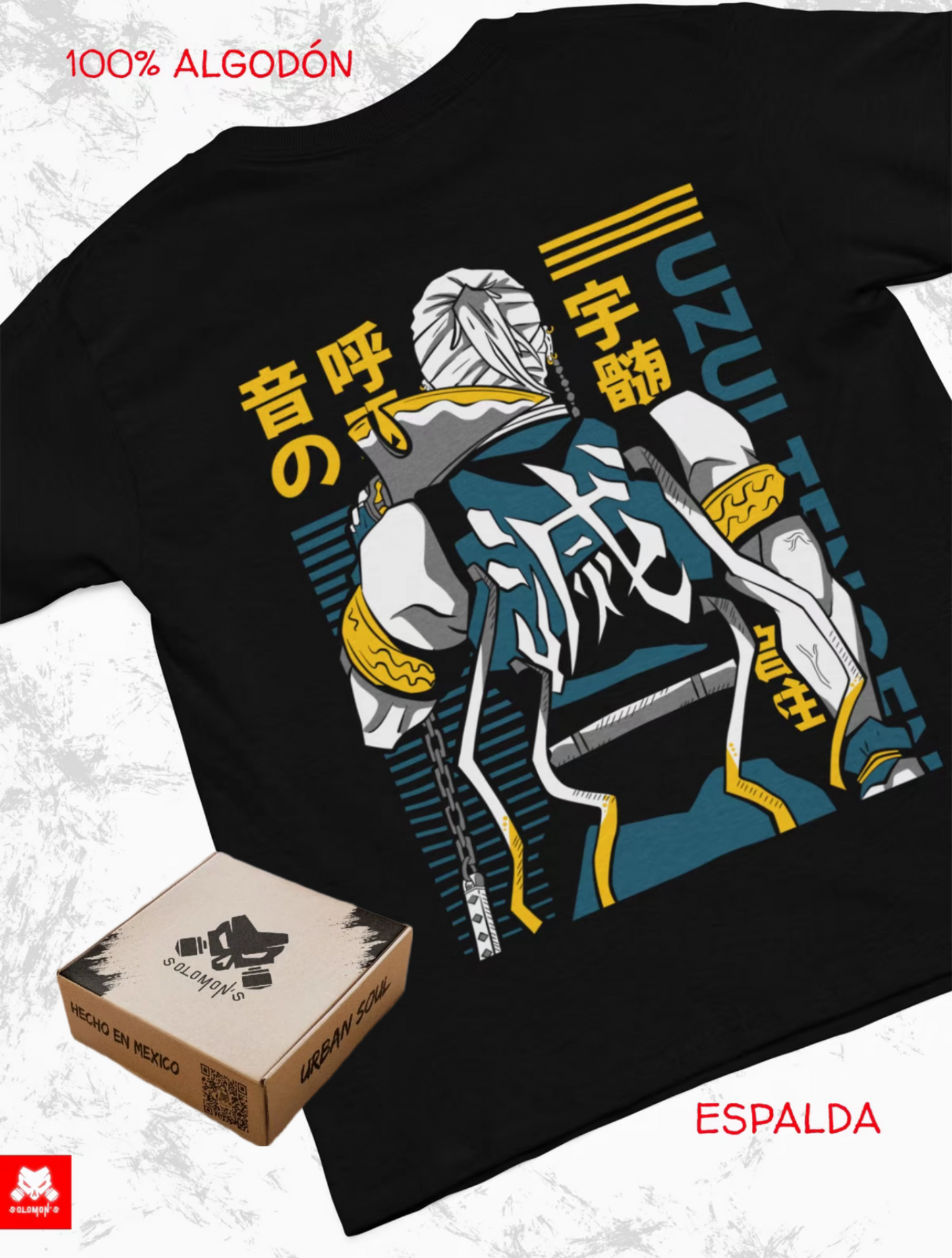 Playera DEMON SLAYER UZUI TENGEN | 100%
Algodón | Tacto Suave | Anime Streetwear