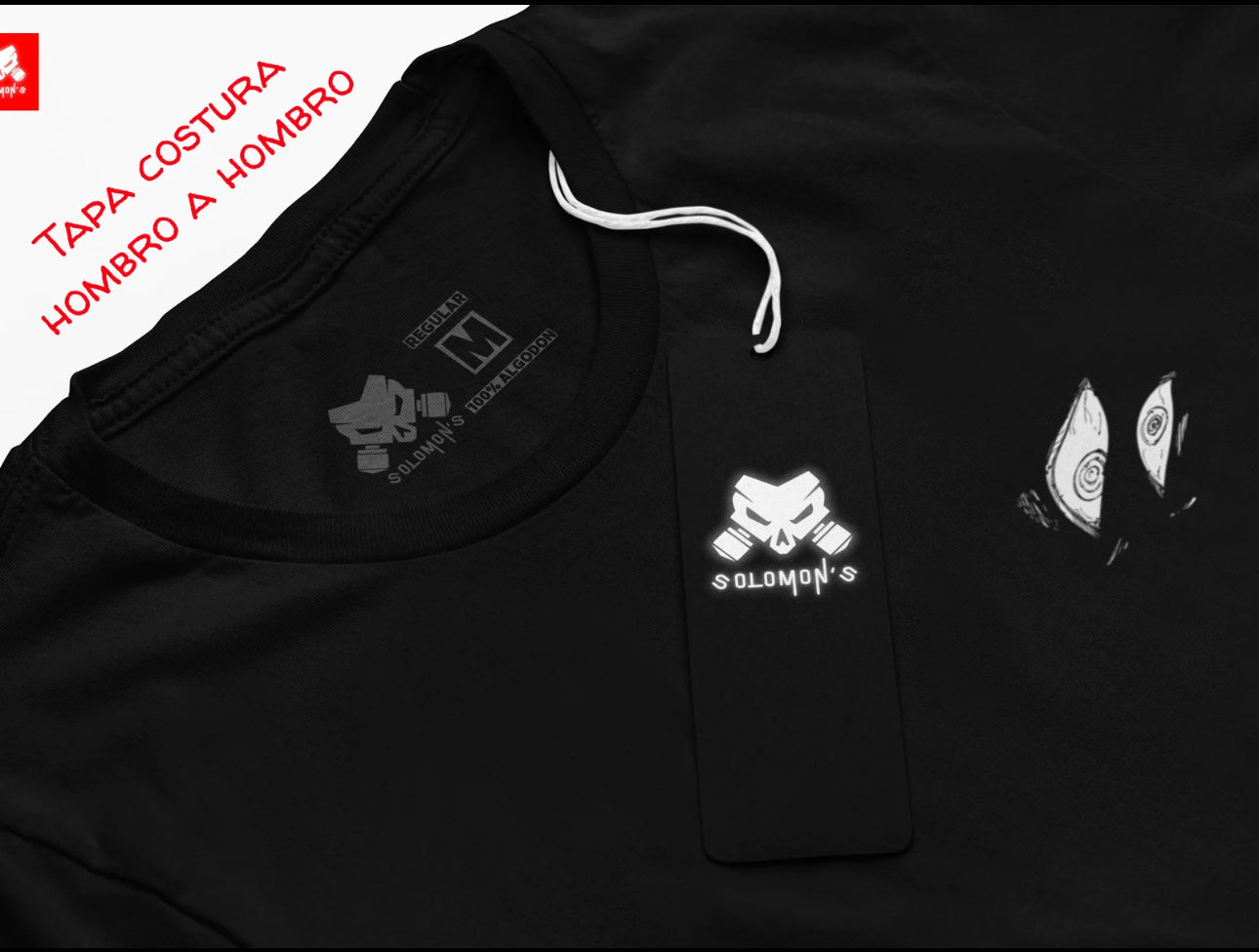 Playera Solomon's GOJO SATORU JUJUTSU
KAISEN 02 | 100% Algodón | Tacto Suave | Anime
Streetwear