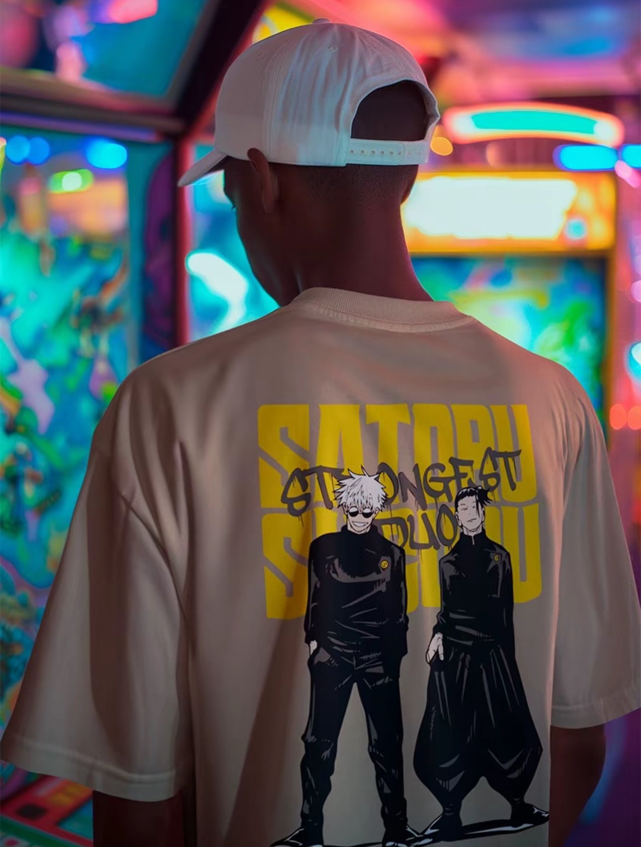 Playera Solomon's GOJO SATORU JJK | 100%
Algodón | Tacto Suave | Anime Streetwear