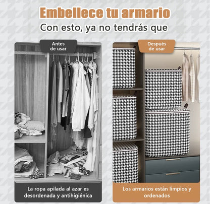 Bolsa de almacenamiento de pata de gallo de gran capacidad de 110L con cremallera, bolsa de embalaje para mudanzas a prueba de polvo para el hogar, caja de almacenamiento para colchas, ropa y pantalones