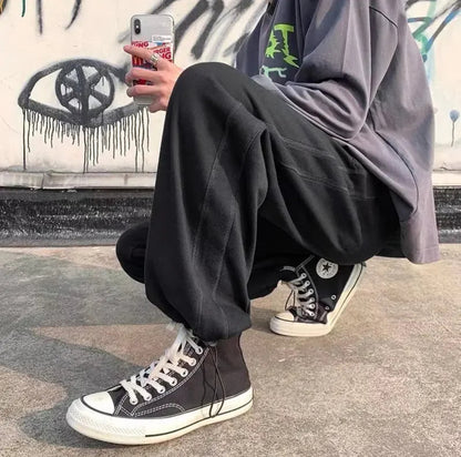 INTERNACIONAL Pantalones Casuales Atados Al Tobillo De Estilo Coreano Para