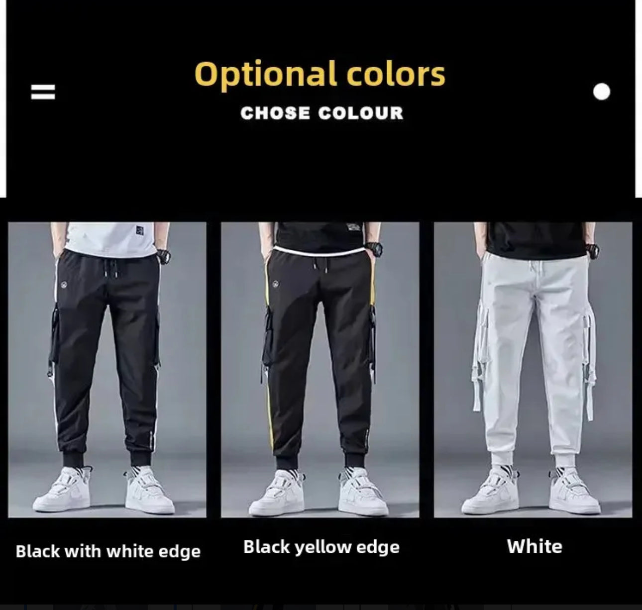 (🌍 PRODUCTO INTERNACIONAL) Pantalones Cargo De Estilo Americano Para Hombre