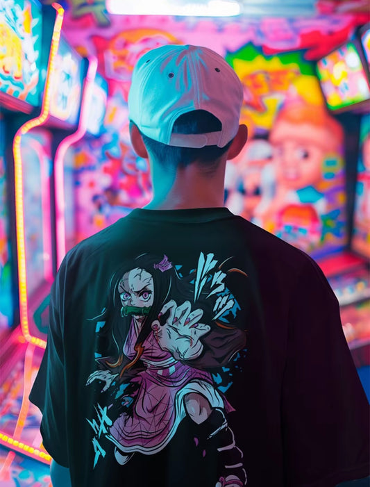 Playera Solomon's NEZUKO DEMON SLAYER | 100% Algodón | Tacto Suave | Anime Streetwear