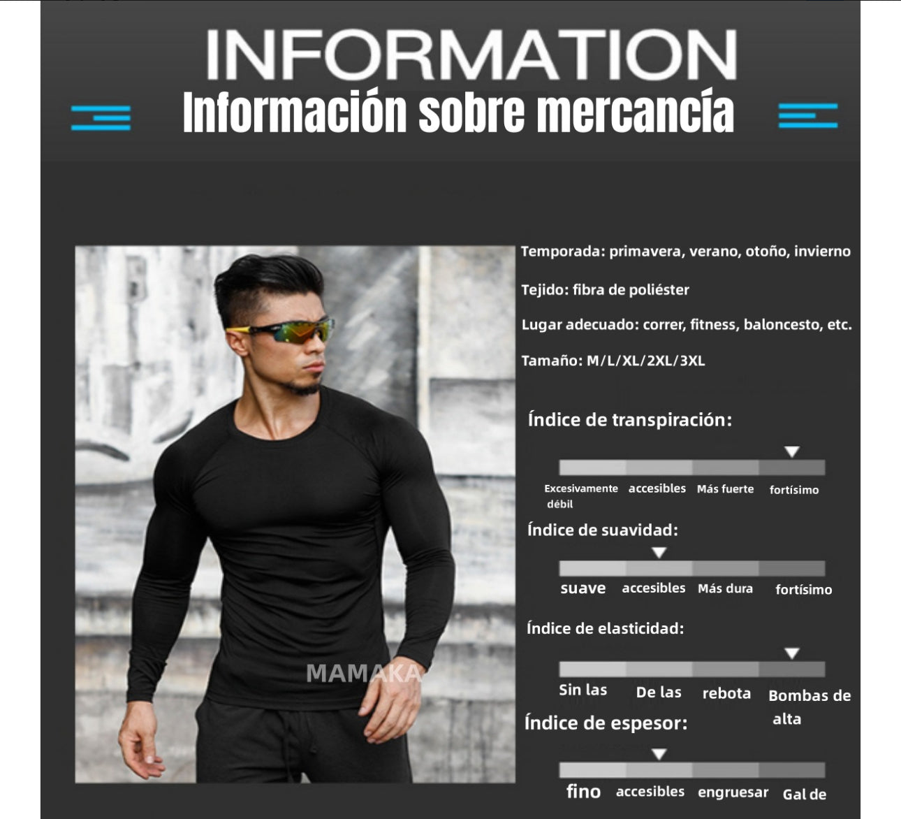 Playera Licra Deportiva Secado Rápido De Compresión