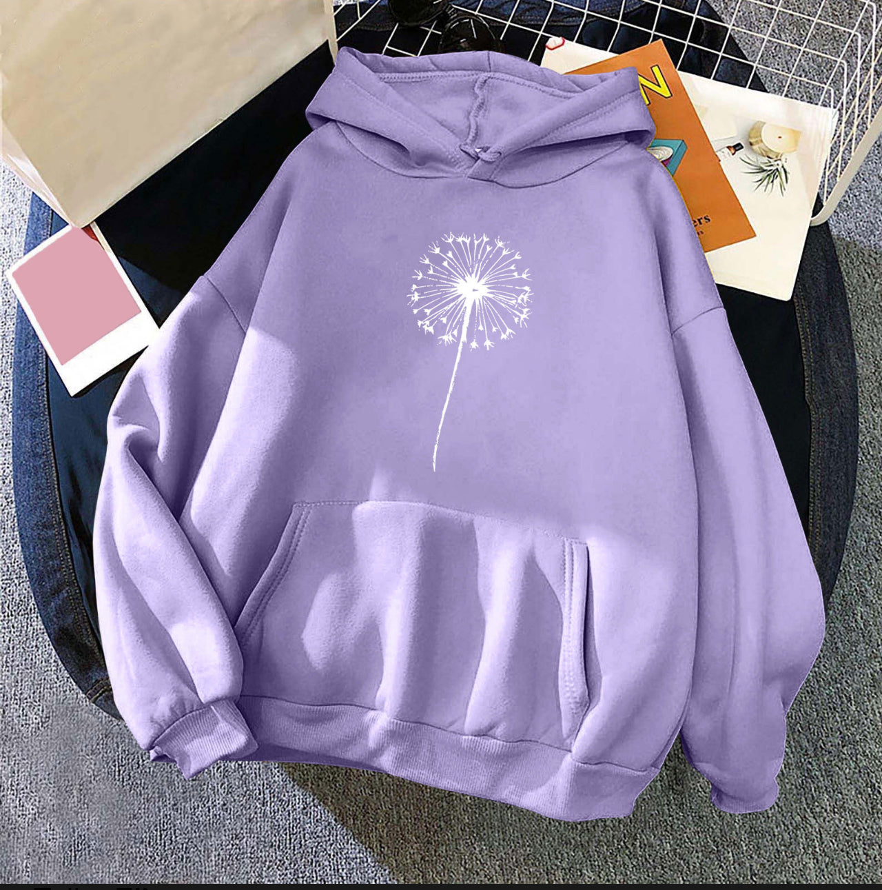 (🌎 PRODUCTO INTERNACIONAL) Sudadera Con Capucha Casual Cómoda Para Mujer Con Estampado