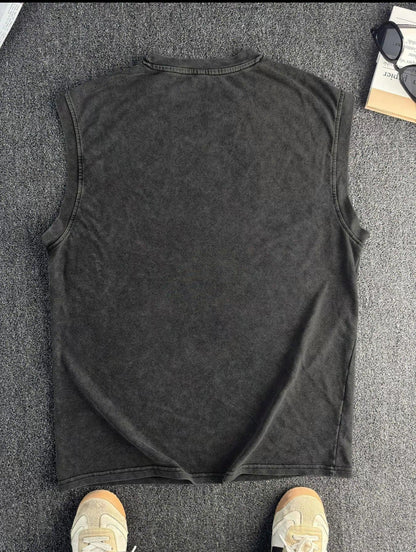 Camiseta sin mangas estilo tank para
hombre con estampado gráfico de ángel vintage, top casual sin mangas para verano, ropa de hombre para uso diario, calcetines