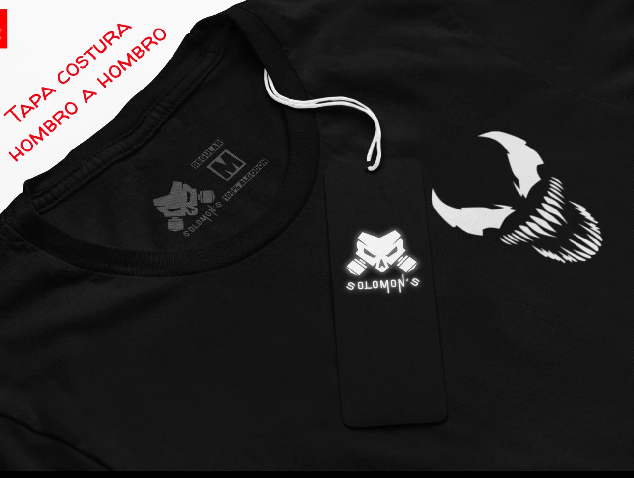 Playera Solomon's VENOM | 100% Algodón | Tacto
Suave | Anime Streetwear