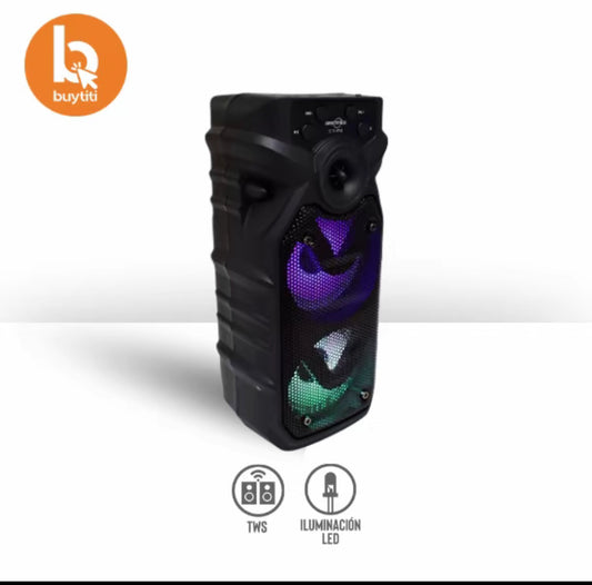 Bocina Bluetooth 3" con Luz LED RGB GTS-1560